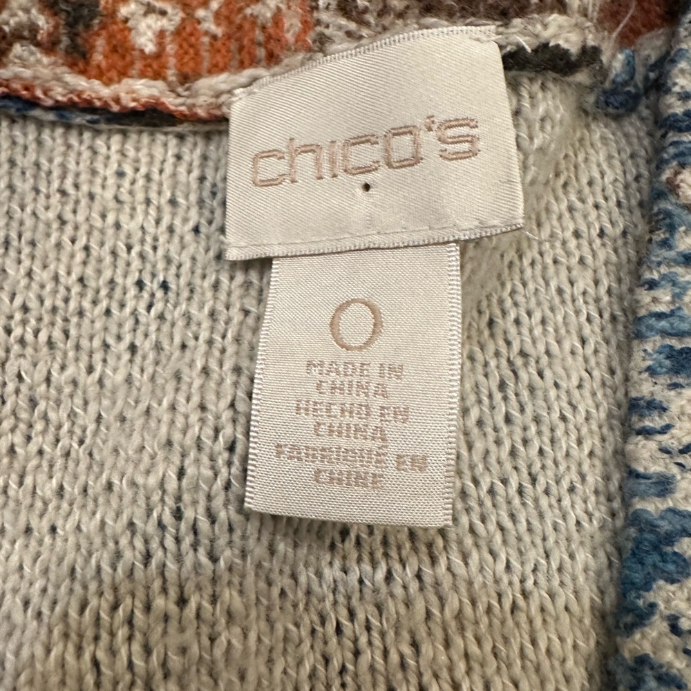 Chico’s cool-warm mixed‎ cardigan - Picture 8 of 12